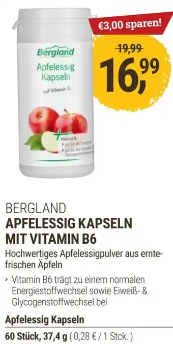 Martin Reformstark Apfelessig kapseln mit vitamin b6 Angebot