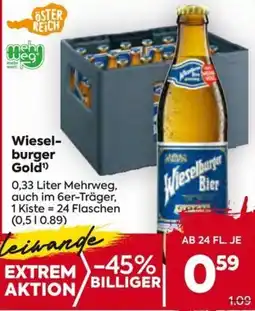 Billa Wiesel- burger gold¹ Angebot