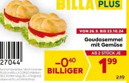 Billa Goudasemmel mit gemüse Angebot