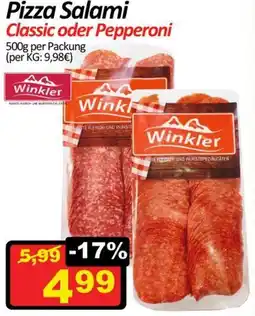 Wurstico Pizza salami classic oder pepperoni Angebot