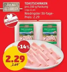 PENNY Toastschinken Angebot