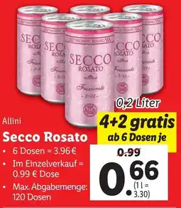 Lidl Allini secco rosato Angebot