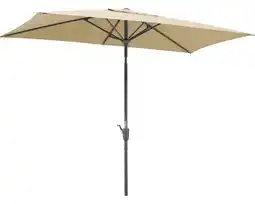 Hornbach Sonnenschirm Schneider Tunis 270 x 150 cm natur Angebot