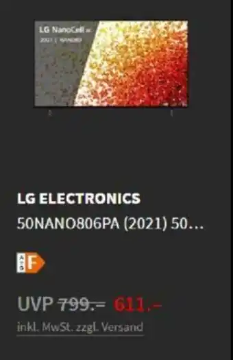 Media Markt LG Electronics 50NANO806PA (2021) 50 Angebot