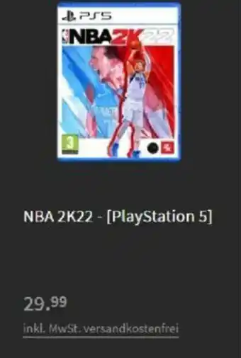 Media Markt NBA 2K22 Playstation 5 Angebot