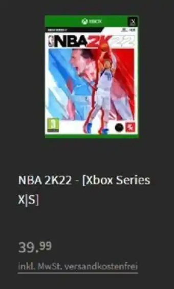 Media Markt NBA 2K22 Xbox Series X|S Angebot