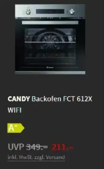 Media Markt Candy Backofen FCT 612X Wifi Angebot