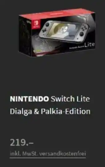 Media Markt Nintendo Switch Lite Dialga & Palkia Edition Angebot