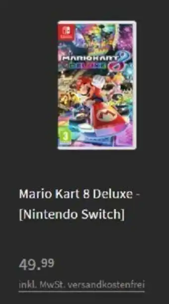 Media Markt Nintendo Switch Mario Kart 8 Deluxe Angebot