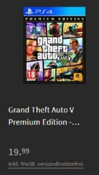 Media Markt Grand Theft Auto V Premium Edition Angebot