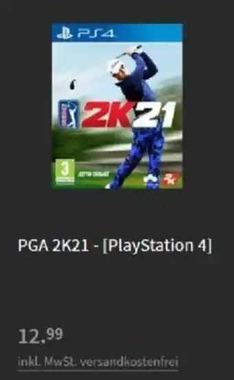 Media Markt PGA 2K21 Playstation 4 Angebot