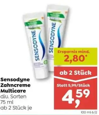 ADEG Sensodyne zahncreme multicare Angebot