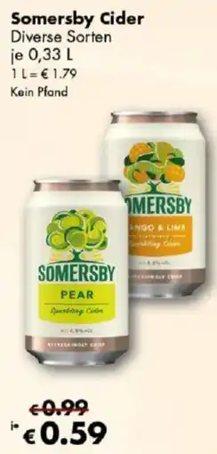Travel FREE Somersby cider Angebot