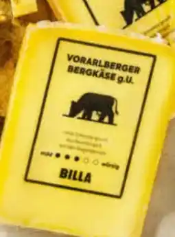 Billa Vorarlberger Bergkäse Angebot