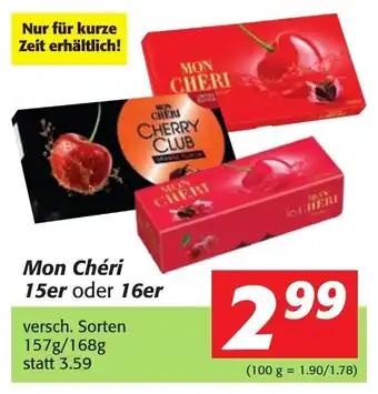 Strasser Markt Mon Chéri 15er oder 16er 157/168g Angebot