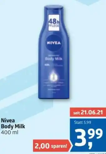 ADEG Nivea Body Milk 400ml Angebot