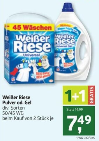 ADEG Weißer Riese Pulver od. Gel Angebot