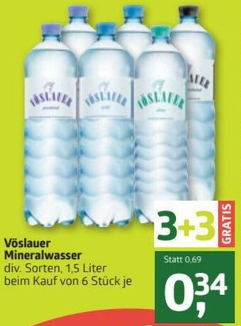 ADEG Vöslauer Mineralwasser 1,5L Angebot