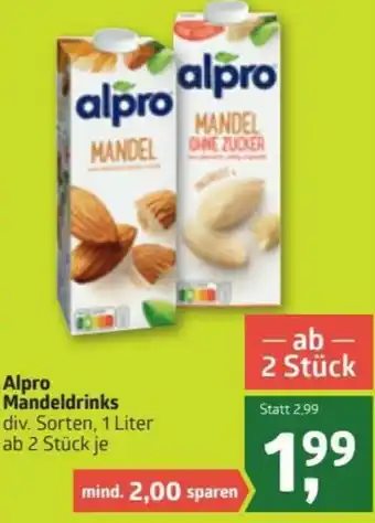 ADEG Alpro Mandeldrinks 1L Angebot
