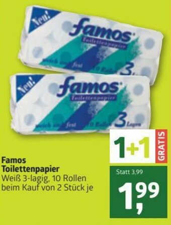 ADEG Famos Toilettenpapier Angebot