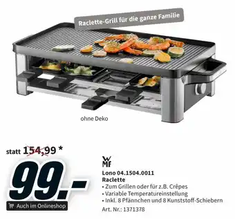 Media Markt WMF Lono 04.1504.0011 Raclette Angebot