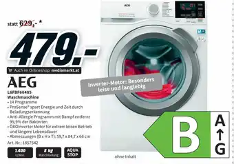 Media Markt AEG L6FBF66485 Waschmaschine Angebot