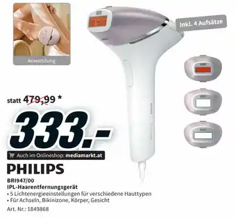 Media Markt Philips BRI947/00 IPL Haarentfernungsgerät Angebot