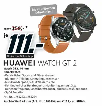Huawei Watch GT2, 46 mm Smartwatch