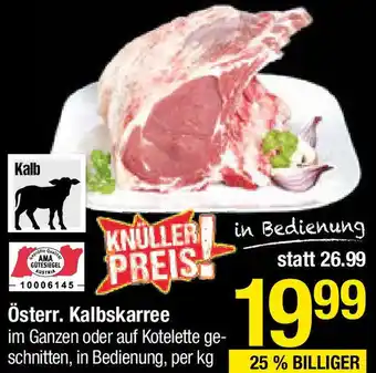 Maximarkt Österr. Kalbskarree Angebot