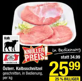 Maximarkt Österr. Kalbsschnitzel Angebot