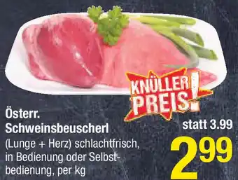 Maximarkt Österr. Schweinsbeuscherl Angebot