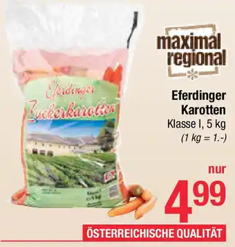 Maximarkt Eferdinger Karotten Angebot