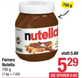 Maximarkt Ferrero Nutella Angebot