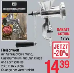 Maximarkt Fleischwolf Angebot