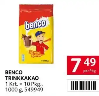 Transgourmet Benco trinkkakao Angebot