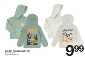 Zeeman Kinder-Kapuzenpullover Angebot