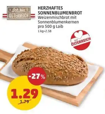 PENNY Herzhaftes sonnenblumenbrot Angebot