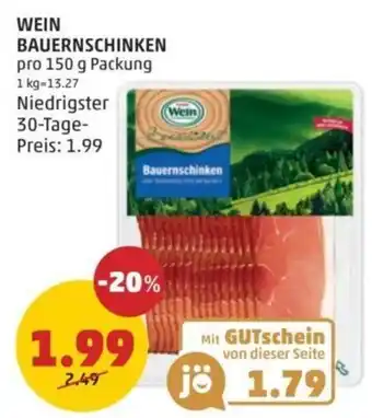 PENNY Wein bauernschinken Angebot