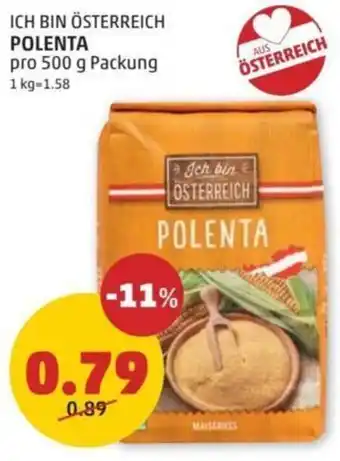 PENNY Ich bin österreich polenta Angebot