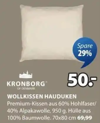 JYSK Wollkissen hauduken Angebot