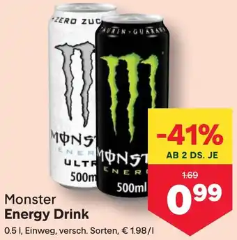 MPreis Monster energy drink Angebot