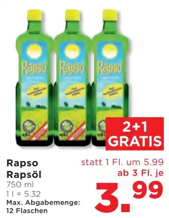 Unimarkt Rapso rapsöl Angebot
