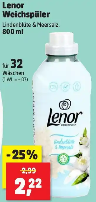 Thomas Philipps Lenor Weichspüler Angebot