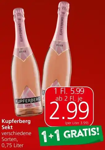 Eurospar Kupferberg Sekt Angebot
