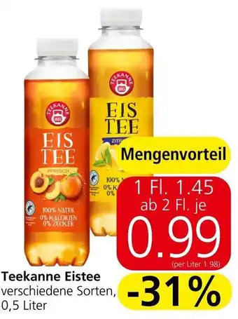 Eurospar Teekanne Eistee Angebot