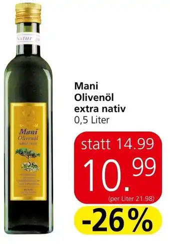 Eurospar Mani Olivenöl extra nativ Angebot