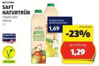 Hofer RIO D'ORO SAFT NATURTRÜB Angebot