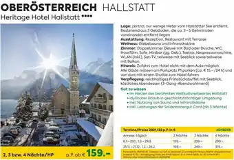 Billa Oberösterreich Hallstatt Heritage Hotel Hallstatt Angebot