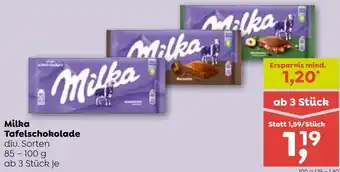 ADEG Milka Tafelschokolade Angebot