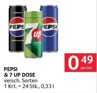 Transgourmet Pepsi & 7 up dose Angebot